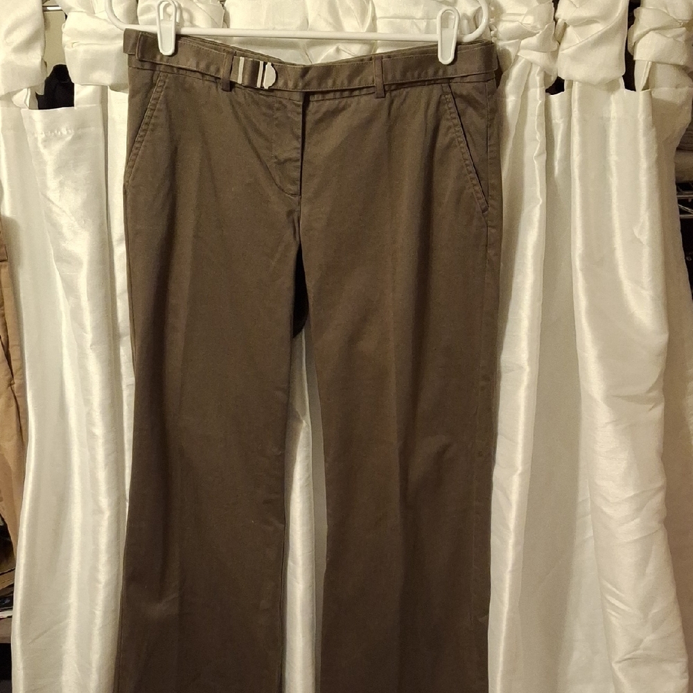 The Limited Tan Trousers with Belt 6